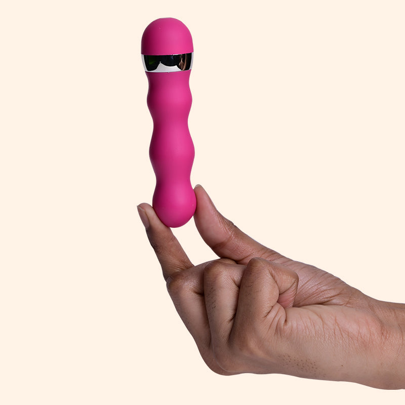 Pebble Bullet Vibrator – Smooth Silicone, Waterproof, Battery-Operated Pleasure Toy