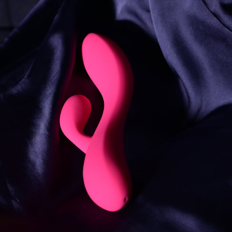 Bloom Dual-Stimulation Vibrator – 10 Modes, Flexible & USB Rechargeable Wellness Massager