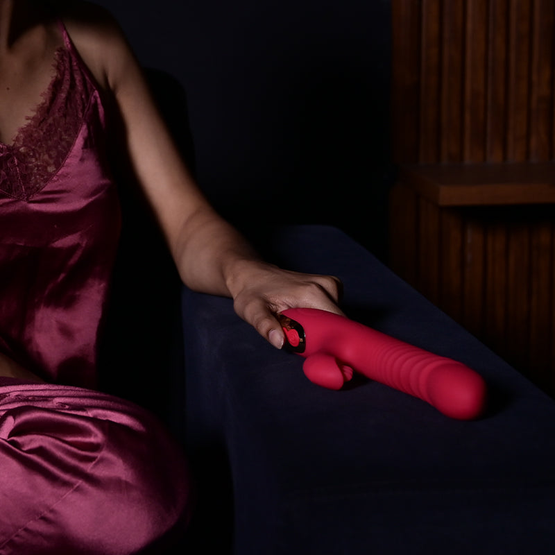 Surge Dual-Motor Curved Massager – Waterproof, USB Rechargeable & Designed for Blended Comfort
