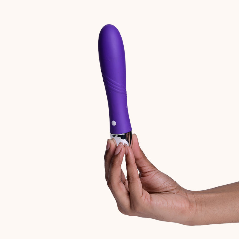 Thrust G-Spot Wellness Massager – Swarovski Button, Deep Vibration & Waterproof Rechargeable Design