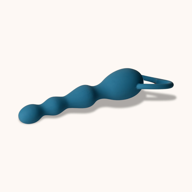 Twist Beaded Vibrating Massager – Flexible Silicone, Waterproof & 3-Speed One-Touch Control